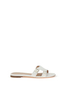 Santoni Low leather Sandals - White