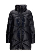 Herno Quilted drawstring down Jacket - Black