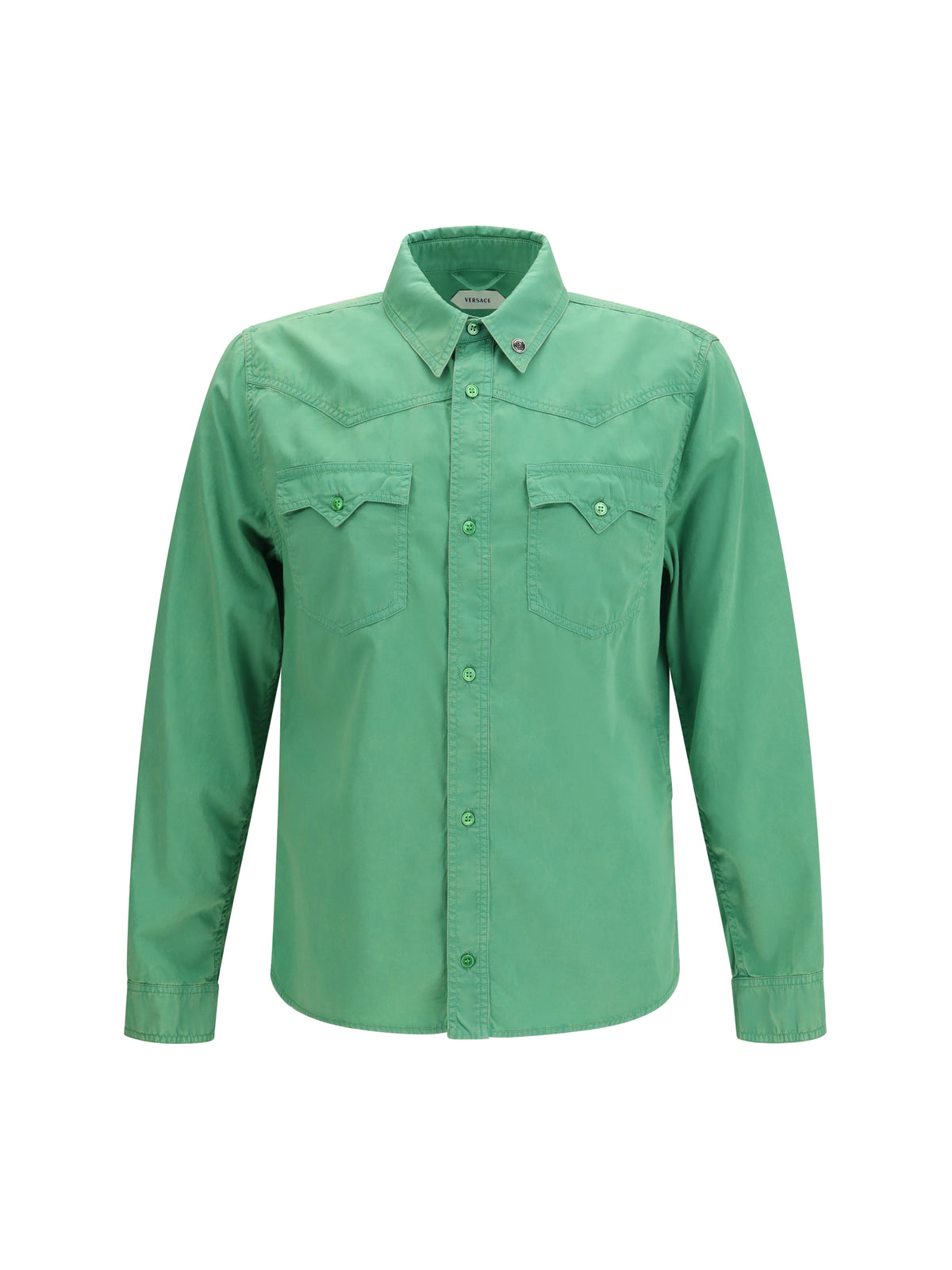 Versace Cotton Shirt - Green