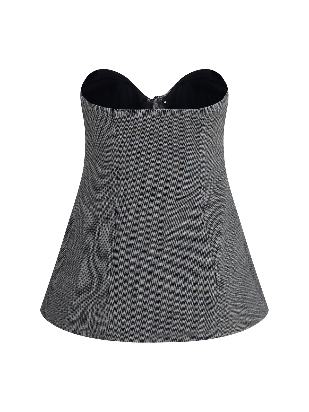 Magda Butrym Asymmetrical wool Corset - Grey