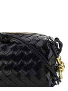 Bottega Veneta Loop leather Shoulder Bag - Black-M Brass