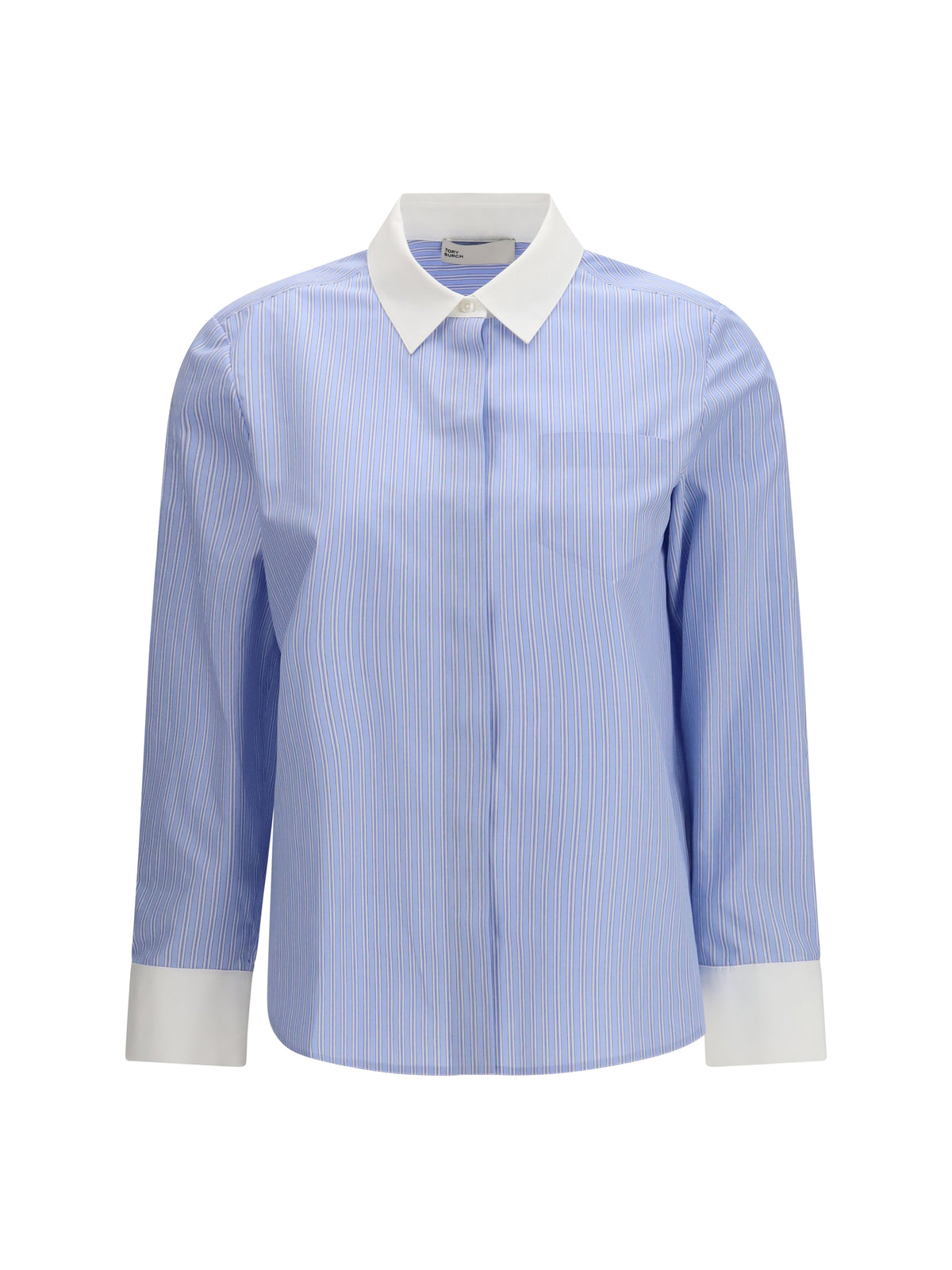 Tory Burch Striped Shirt - Blue Stripe