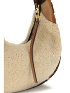 Moschino Medium Handle Me Hobo Shoulder Bag - Beige