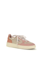 Autry Medalist Low Sneakers - Trcolor/Suede Papaya/Butter/Cammeo