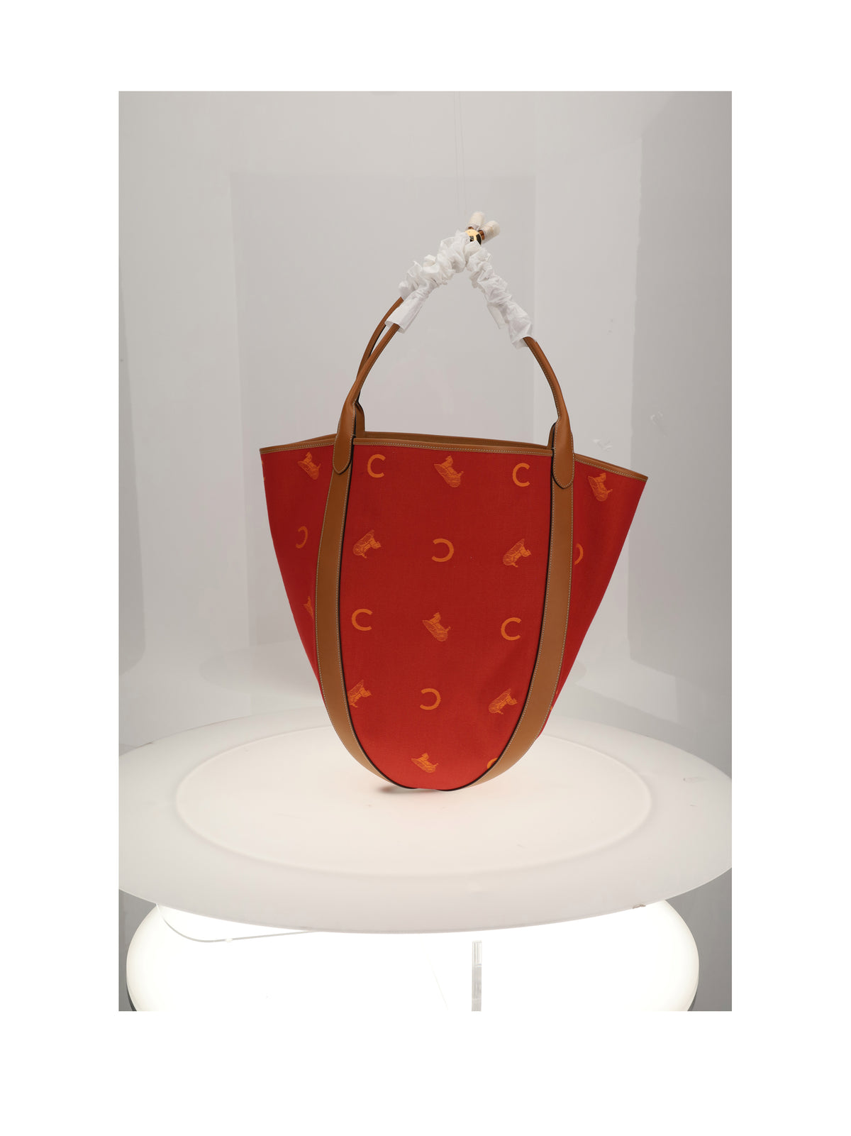 Celine LARGE DROP BUCKET - Red / Orange