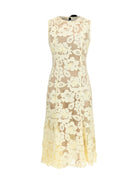 Self-Portrait Crochet lace midi Dress - Yellow