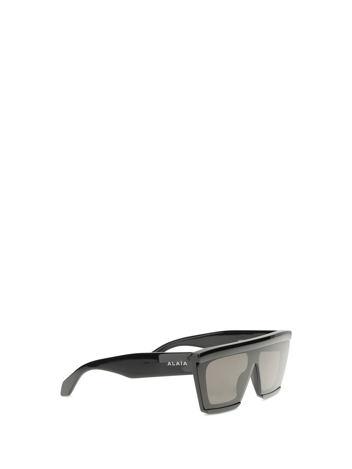 Alaïa Mask Sunglasses - Black-Black-Grey