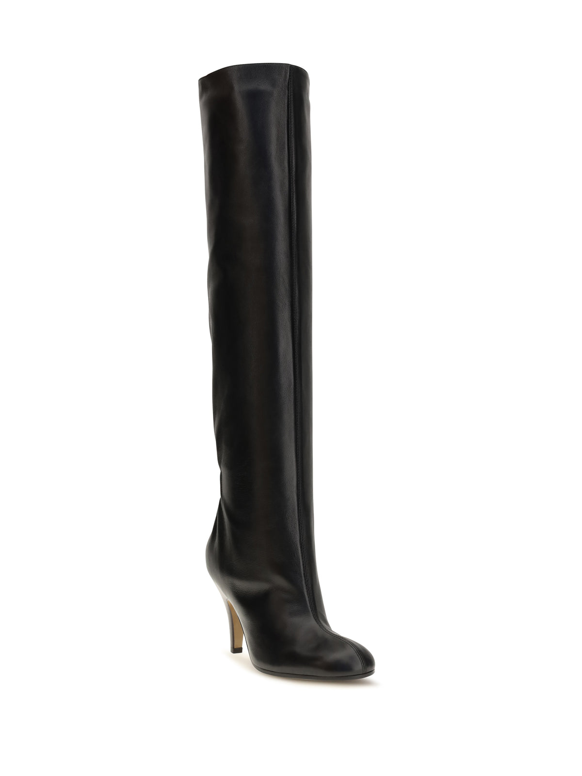 Phoebe Philo Leather High Boots - Black