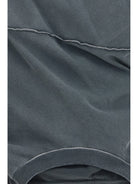 Maison Margiela Asymmetric draped jersey Top - Washed Black