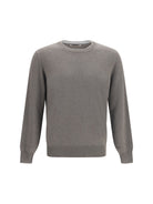 Brunello Cucinelli Cashmere Sweater - Army Washed+Ciottolo
