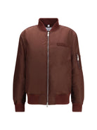 Off-White Embroidered logo nylon Bomber Jacket - Port Royal Port Royal