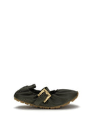 Balmain Buckle strap Ballerinas - 7As Dark Olive