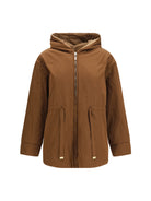 Max Mara The Cube Reversible padded Parka in radzmir and water repellent canvas - Dark Honey