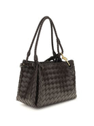Bottega Veneta Intrecciato Shoulder Bag - Fondant-M Brass