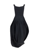 Magda Butrym Off-the-shoulder midi Dress - Black