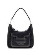 Pierre Hardy Alpha Day Miss leather Shoulder Bag - Navy-Black