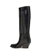 Chloé Azelan over-the-knee leather Boots - Black
