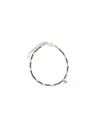 Brunello Cucinelli Hematite and 925 sterling silver Anklet - Ematite Brown+Oro Light