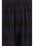 Dries Van Noten Checked Trousers - Brown