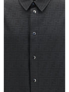 Fendi FF jacquard nylon Shirt - Black