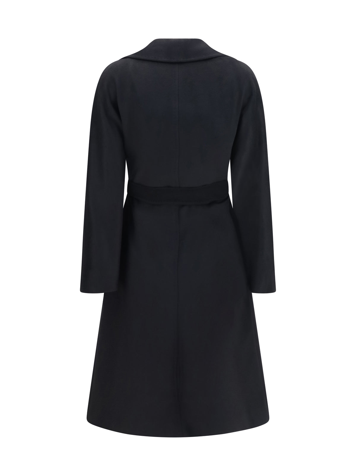 Max Mara Studio Ravenna Coat in virgin wool - Black