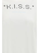Off-White Kiss Quote T-shirt - White-Black