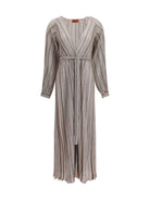 Missoni Long sequin Cardigan Dress - Pink Tones