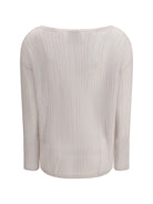 Allude Rib-knit crew-neck Sweater - 80