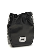 Roger Vivier Nano Pilgrim Bucket Bag - Black