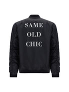 Moschino Zip-Up Bomber Jacket - Multi Black  555