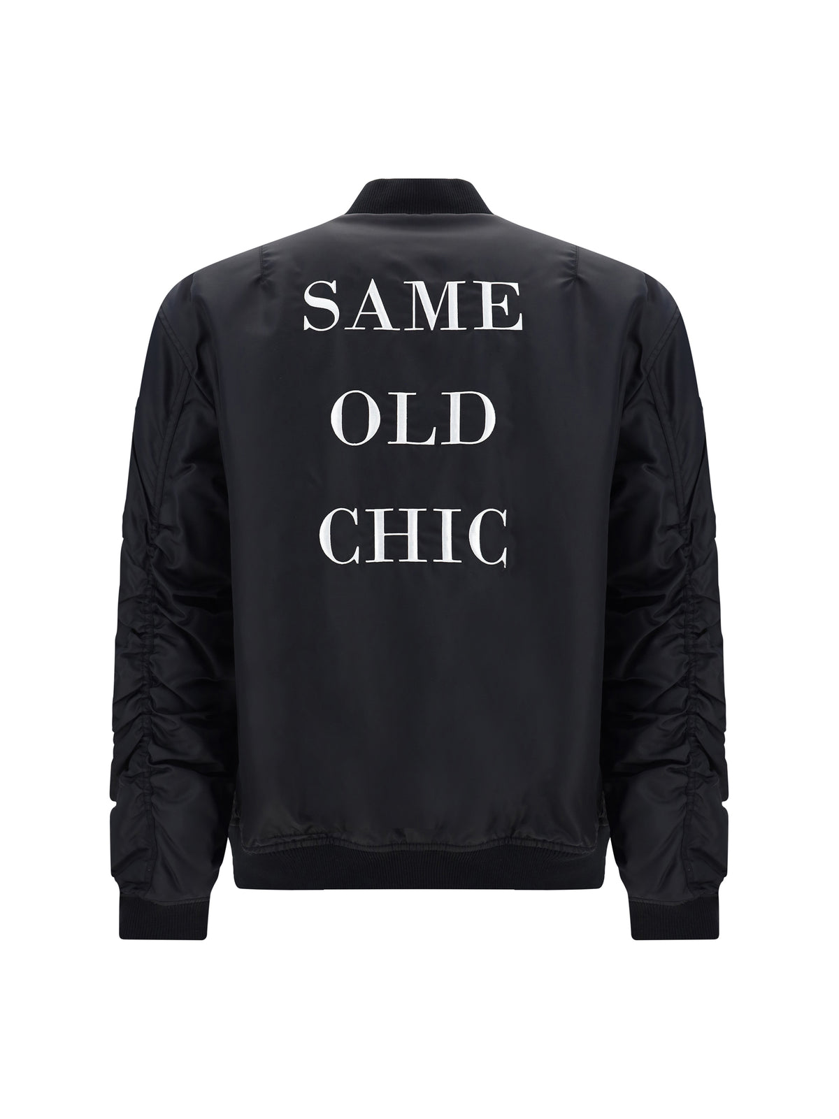 Moschino Zip-Up Bomber Jacket - Multi Black  555
