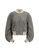 Rick Owens Secchia Flight Bomber in lamb leather - Sand/Euca