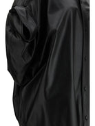 Balenciaga Tucked Sleeves Shirt - Black