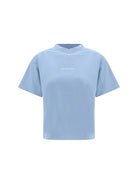 Balenciaga Back T-shirt - Light Blue/White