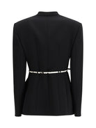 Max Mara Studio Double-breasted cady Jacket - Black
