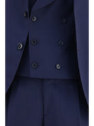 Lardini Wool Suit with double-breasted Jacket and vest - 351-33