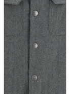 Brunello Cucinelli Virgin wool Shirt - Forest Green