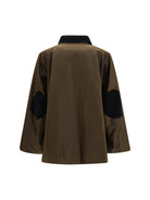 Toteme Country Jacket with velvet collar - Bark