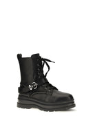 Pinko Eva lace-up leather ankle Boots - Black