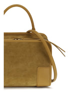 Loewe Medium Amazona 180 suede Handbag - Ochre