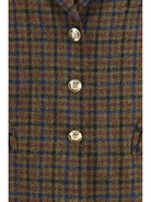 Blazé Milano Blazer Shelley in wool blend tweed - Green/Red Mix