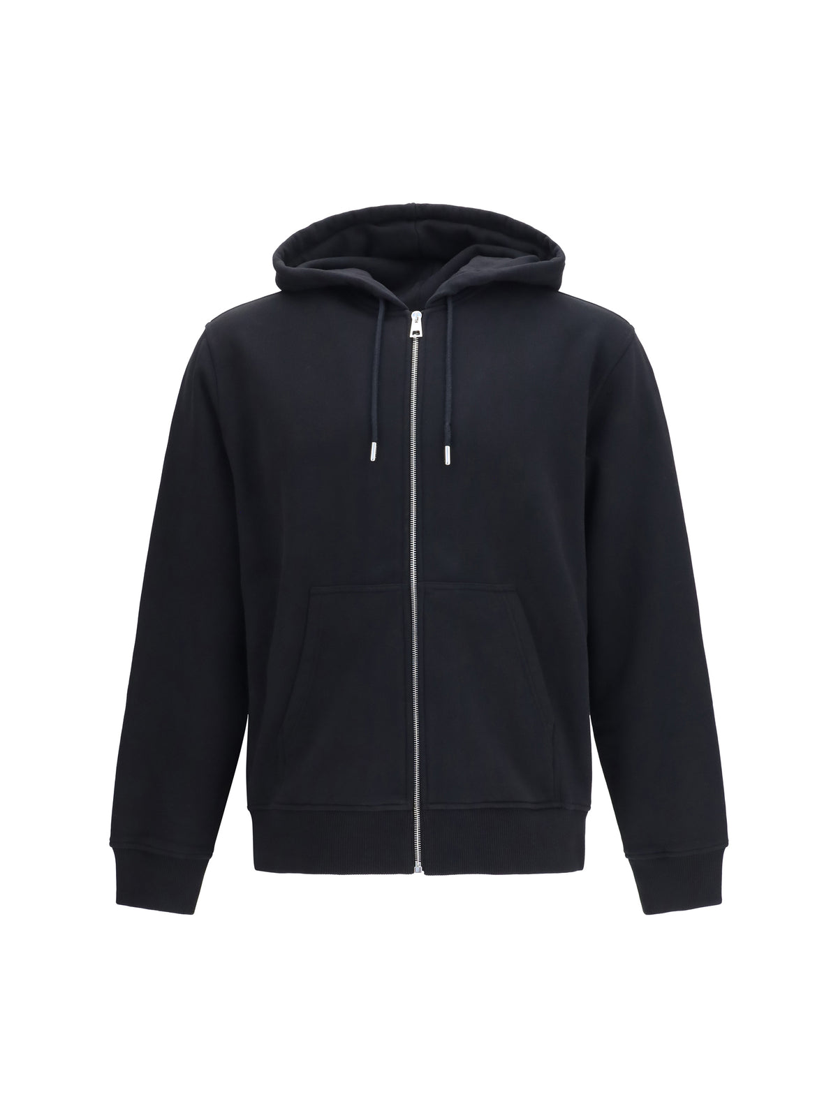 Givenchy Photographic Negative print fleece zip Hoodie - Black