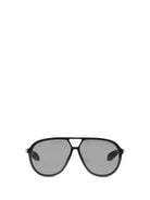 Alexander McQueen Navigator Sunglasses - Black-Gr.White-Black