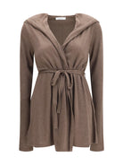 Max Mara Falda lyocell and silk blend Cardigan - Cacha' Dark Mel