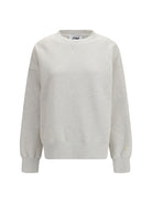 Golden Goose Unisex Star Sweatshirt in cotton - Vintage Gray Melange