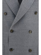 Lardini Double-breasted wool-blend Jacket - 920