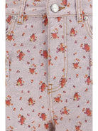 Ganni Printed Capri Pants - Peachskin