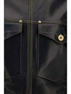 Versace Nappa leather Jacket - Black