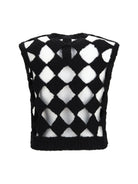 Rick Owens Open knit Vest - Black