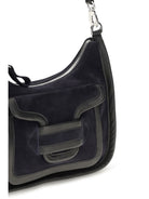 Pierre Hardy Alpha Day Miss leather Shoulder Bag - Navy-Black